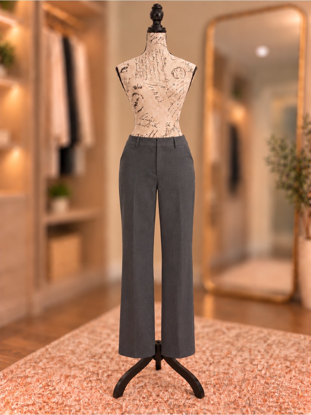 Ann Taylor LOFT Marisa Gray Dress Pants – Size 8 Petite